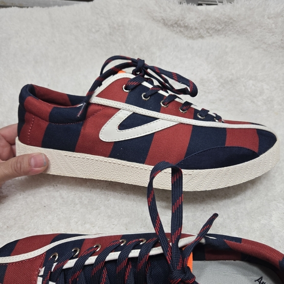 Tretorn Nylite Andre 3000 Men Sneakers sz 10 Red Blue Night Chili Pepper x 3K - Picture 5 of 9